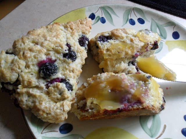 Fresh Blueberry Lemon Scones fresh blueberry