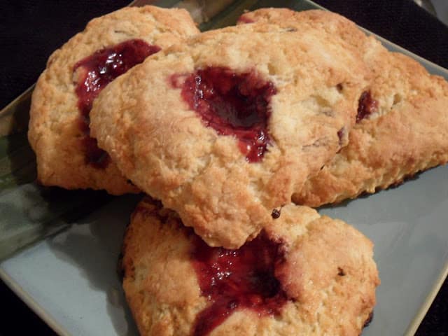 Honey Strawberry Yogurt Scones honey strawberry