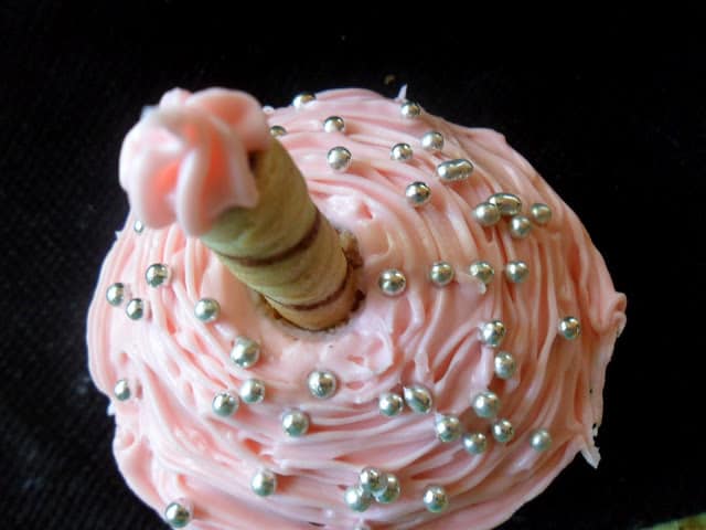 Pink Squirrel Cupcakes pink squirrel