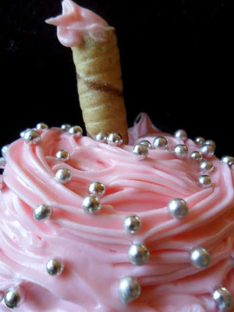 Pink Squirrel Cupcakes pink squirrel