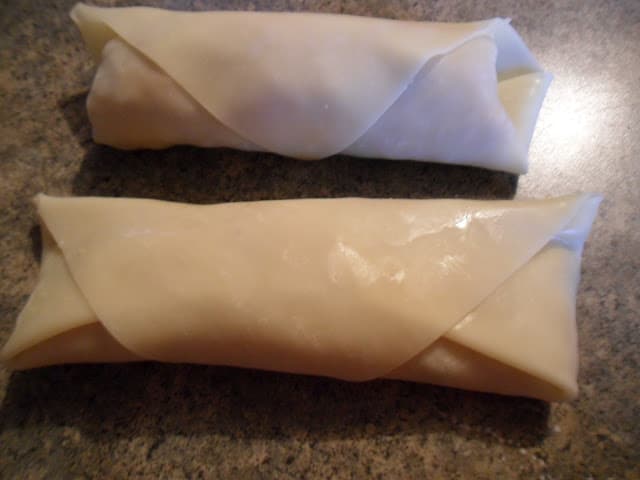 Shrimp Egg Roll Wrapper with Sweet-Sour Sauce shrimp egg