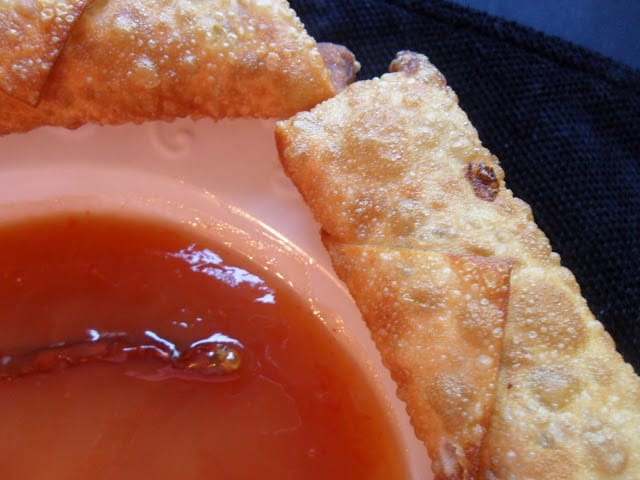 Shrimp Egg Roll with Sweet-Sour Sauce shrimp egg