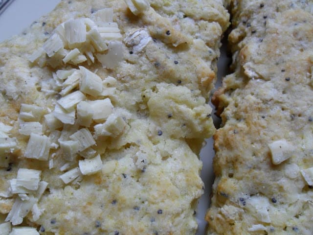 Lemon Poppy Seed Oatmeal Scones lemon poppy seed