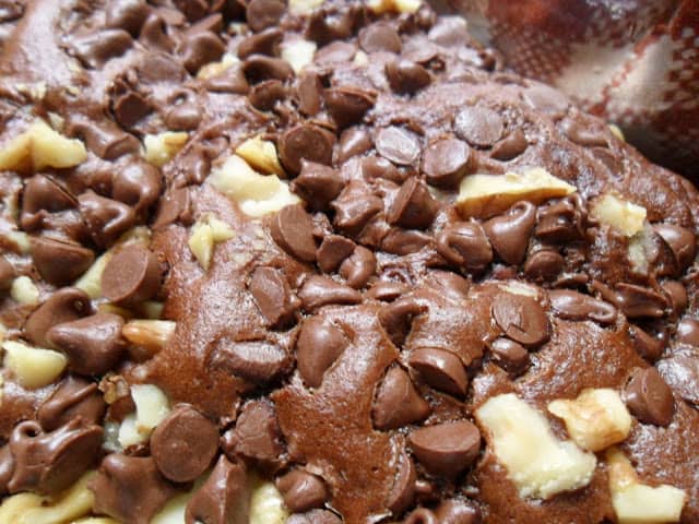 Chocolate Rolo Zucchini Cake