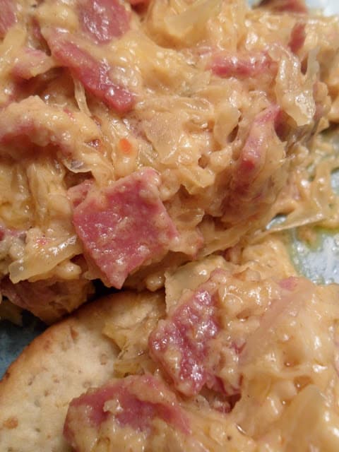 Super Easy Hot Reuben Dip super easy