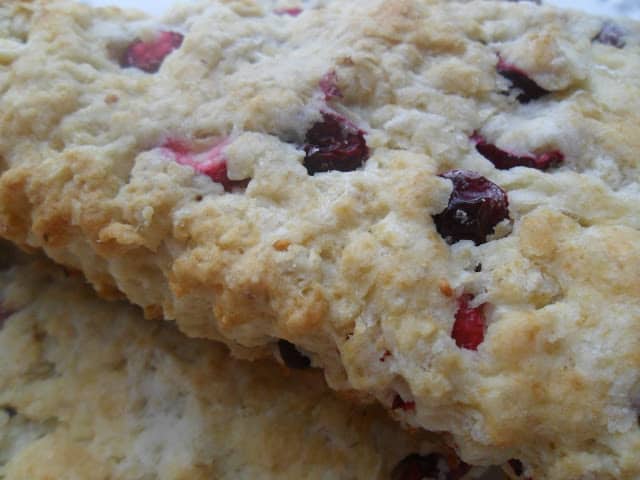 Cranberry Oatmeal Sourdough Scones cranberry oatmeal