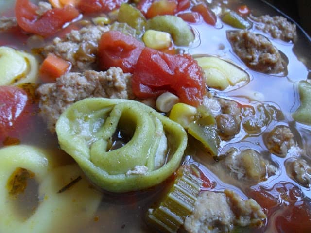 Easy Tortellini Lentil Soup easy tortellini