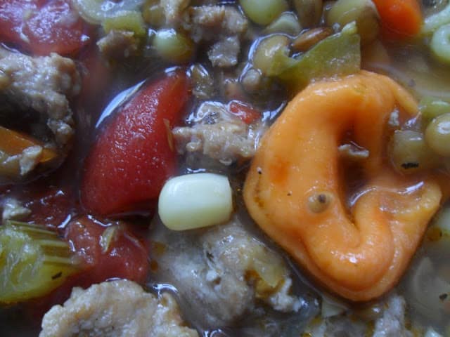 Easy Tortellini Lentil Soup easy tortellini