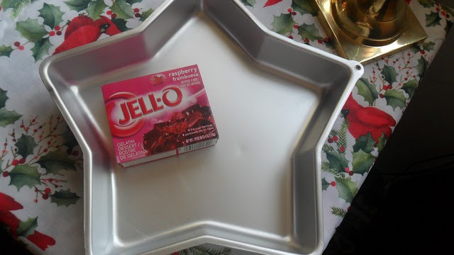 Raspberry Jello Salad with Marshmallow Drizzle raspberry