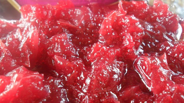 Boozy Raspberry Cranberry Sauce boozy raspberry
