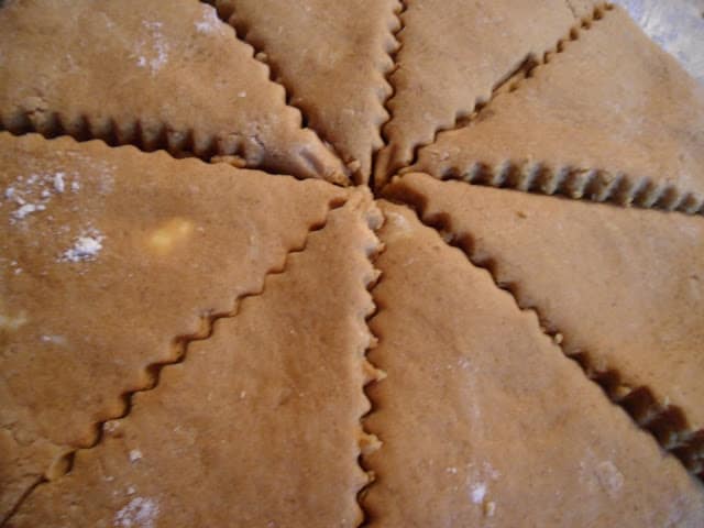 Gingerbread Scones with Maple Glaze
