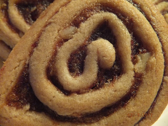 Date Swirl Cookies date swirl