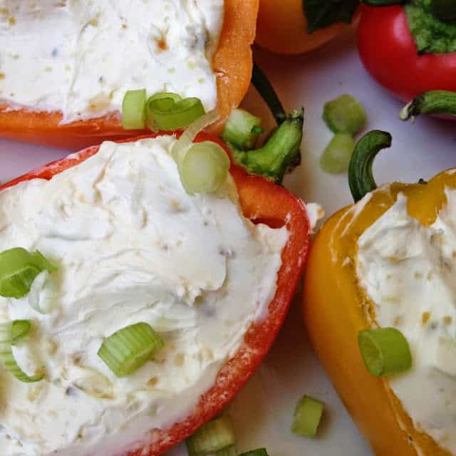 Green Pepper Dip green