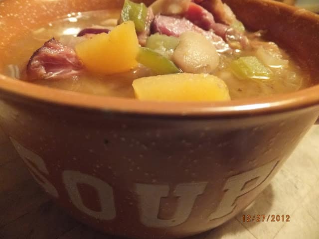 Old Fashioned Ham Bean Soup old fashioned ham
