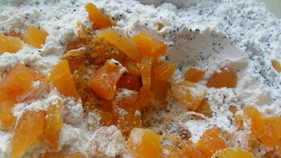 Tangerine Apricot Poppy Seed Scones