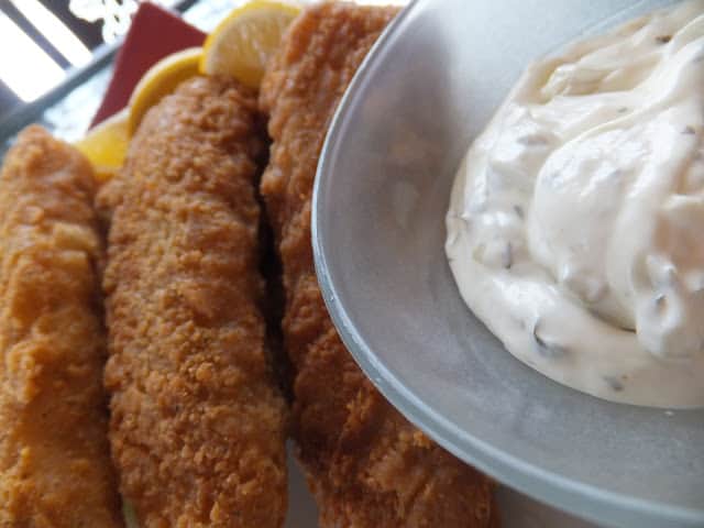 Beer Battered Haddock with Homemade Tartar Sauce beer battered haddock