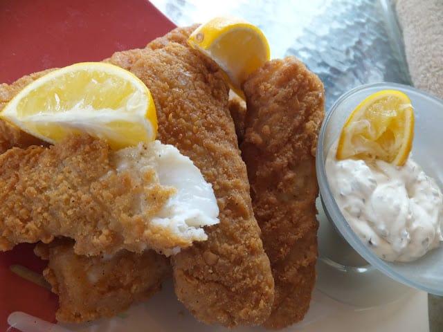 Beer Battered Haddock with Homemade Tartar Sauce beer battered haddock