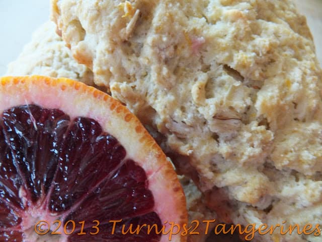 blood orange scones