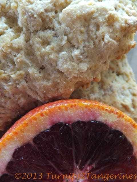 blood orange scones