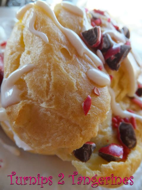 Heart Shaped Cream Puffs