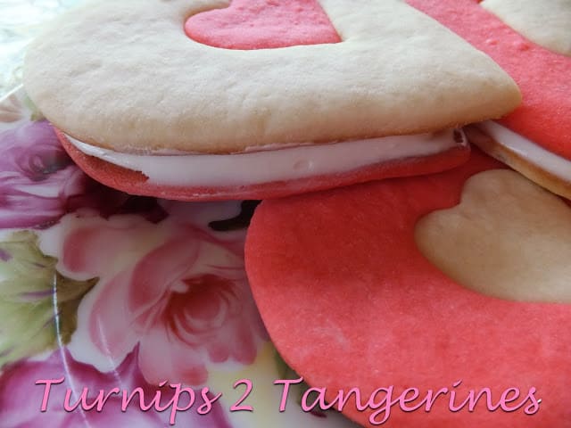 Valentine Sandwich Cookies
