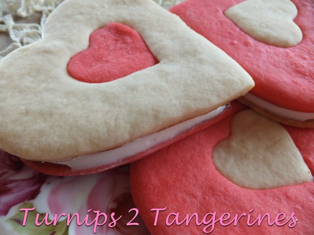 Valentine Sandwich Cookies valentine sandwich