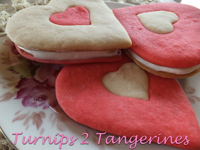 Valentine Sandwich Cookies valentine sandwich