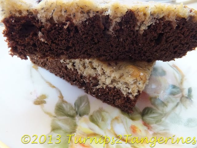 Black Bottom Banana Bars black
