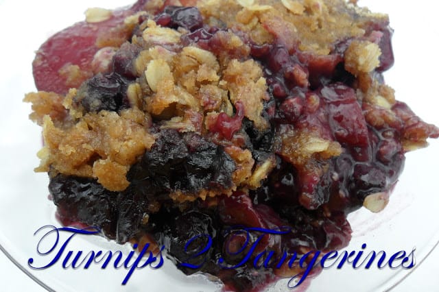Blueberry Peach Crisp blueberry peach