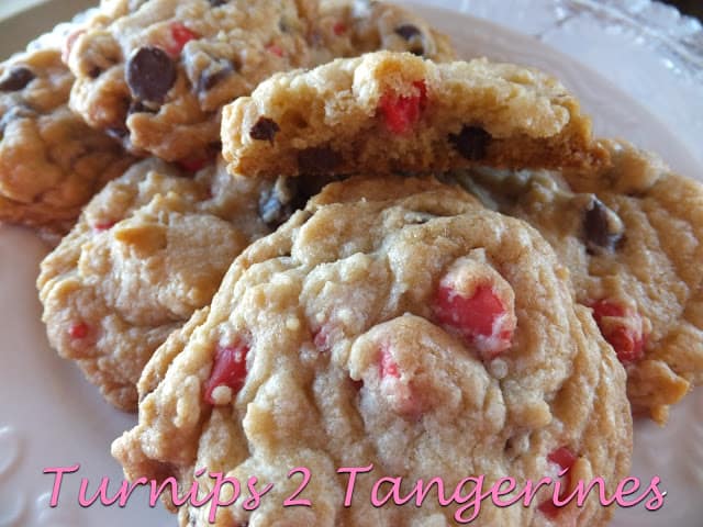 Valentine Chocolate Chip Cookies
