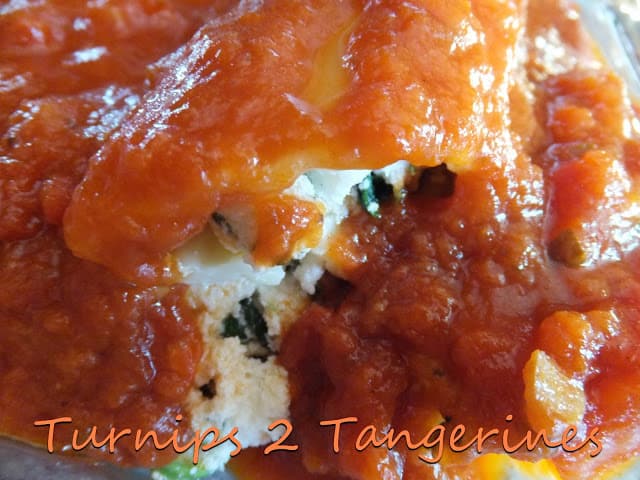 Hearty Manicotti hearty