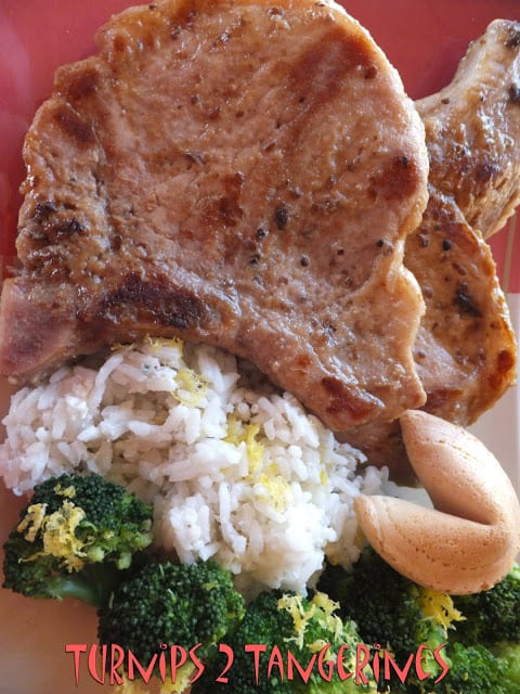 Sesame Ginger Pork Chops