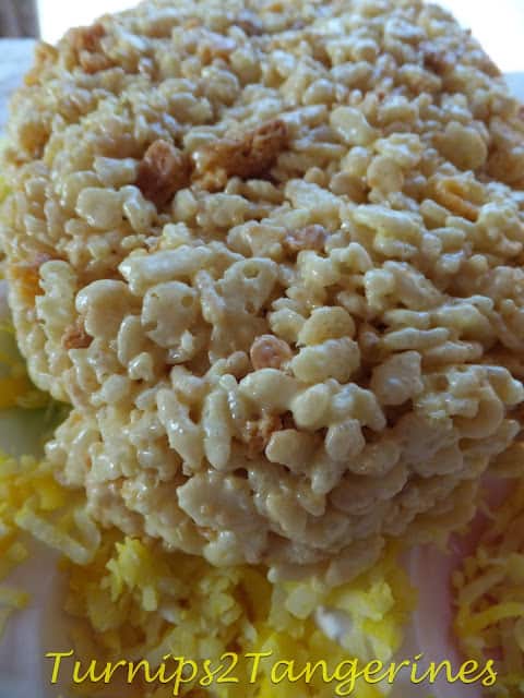 Lemon Meringue Krispie Treats lemon meringue krispie