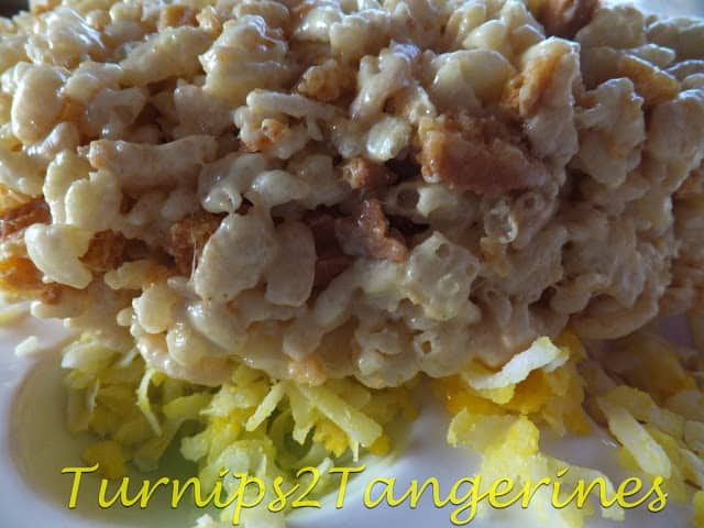 Lemon Meringue Krispie Treats