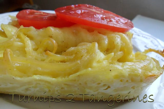 Cheesy Spaghetti Pie cheesy spaghetti