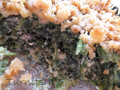scalloped spinach