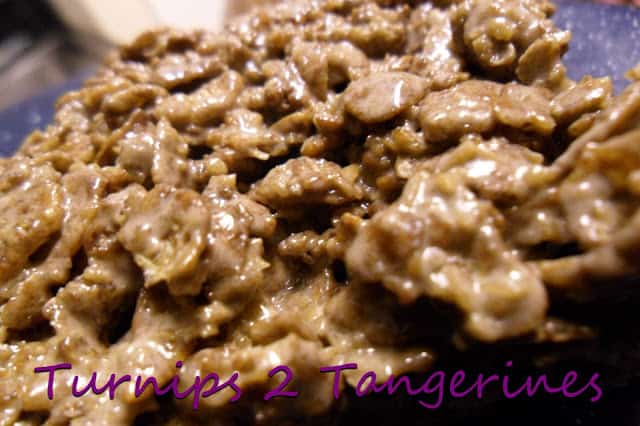 German Chocolate Cake Crispy Treats