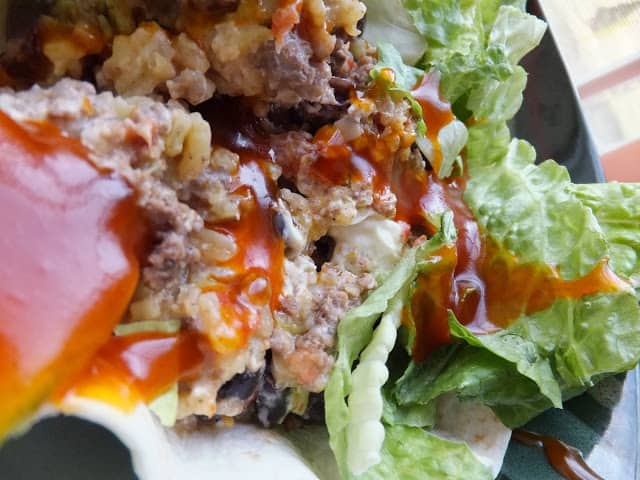 Taco Salad in a Tortilla Bowl