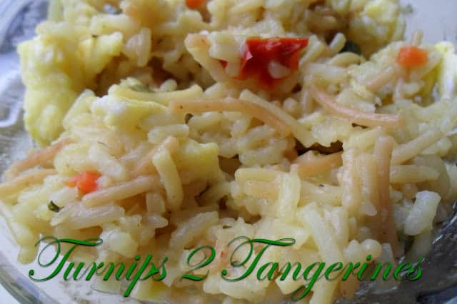 Chicken Flavored Fried Rice chicken flavored