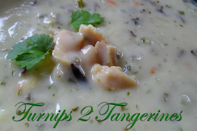 Clam and Wild Rice Soup clam