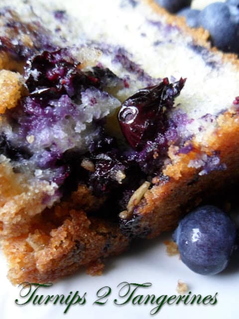 Blueberry Lemon Streusel Bread
