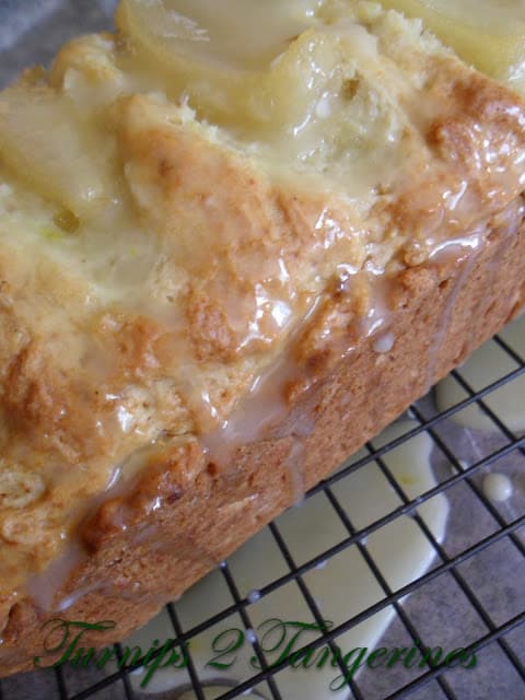 Pear Nut Bread with Orange Glaze pear nut
