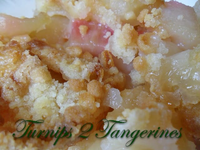 Apple Rhubarb Crisp
