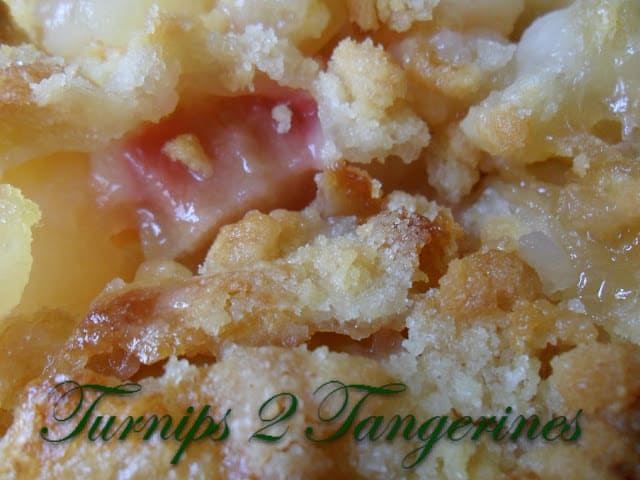 apple rhubarb crisp 