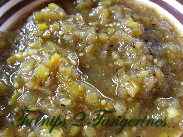Salsa Verde fire roasted