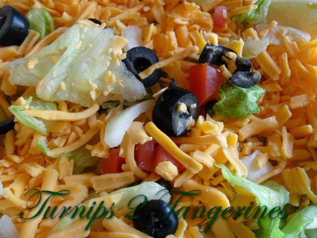 Super Easy Taco Dip super easy taco