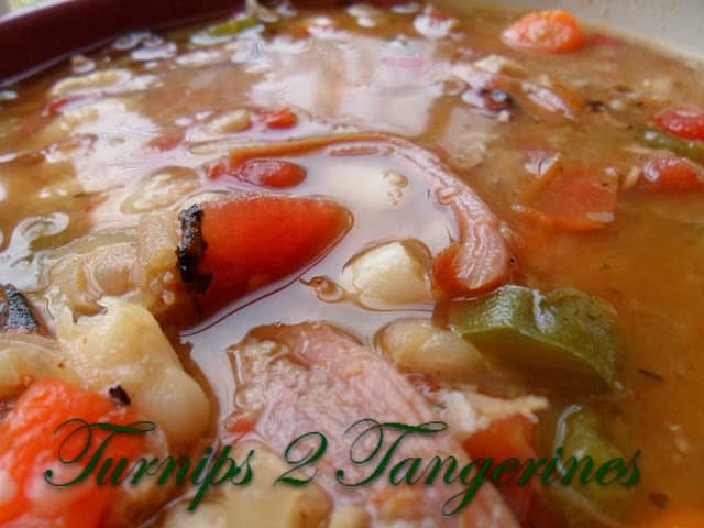 White Bean Ham Soup white bean