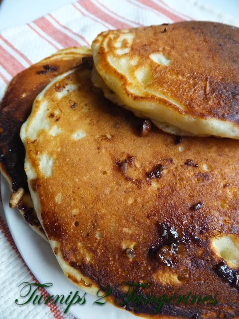Cinnamon Swirl Pecan Pancakes cinnamon pecan