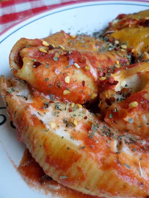 Ratatouille Ricotta Stuffed Shells ratatouille