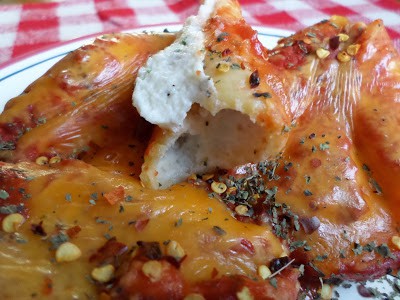 Ratatouille Ricotta Stuffed Shells ratatouille